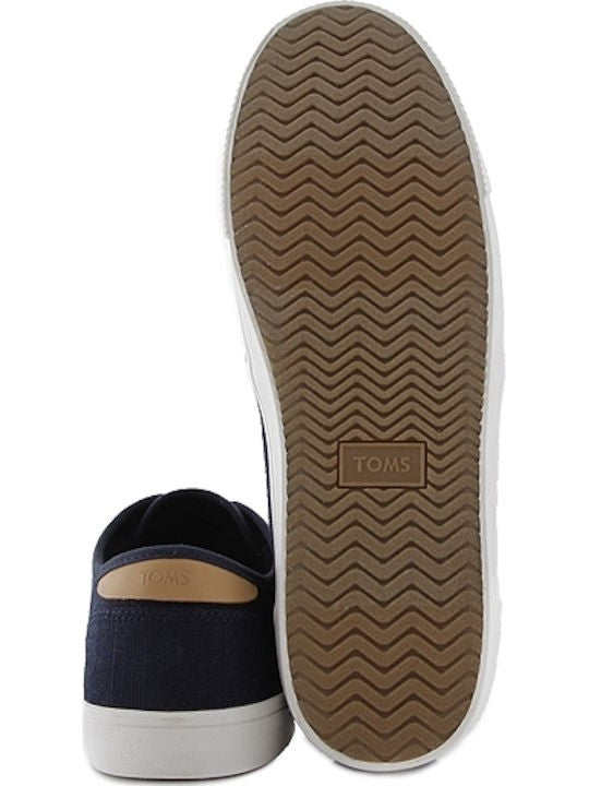 TOMS Ανδρικά Sneakers Carlo Trainers Κανβάς/Καουτσούκ Μπλε 10013273-NAVY 1799570