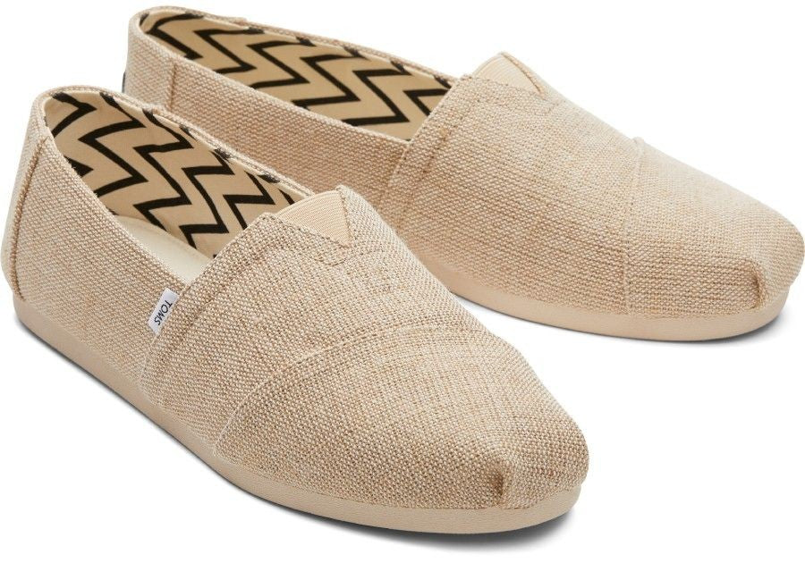 TOMS Ανδρικές Εσπαντρίγιες Alpargata Heritage Canvas Γιούτα Μπεζ 10018736-NATURAL 10018736