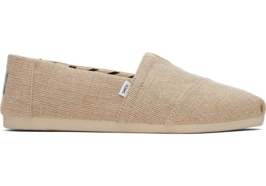 TOMS Ανδρικές Εσπαντρίγιες Alpargata Heritage Canvas Γιούτα Μπεζ 10018736-NATURAL 10018736