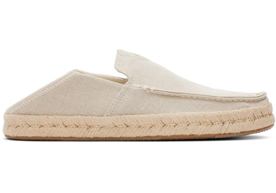TOMS Ανδρικές Εσπαντρίγιες Loafers Alonso Loafer Rope Κανβάς/Γιούτα/Σουέτ Μπεζ 10020861-CREAM 1810839