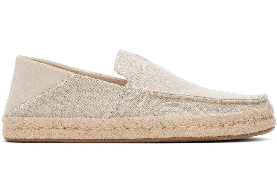 TOMS Ανδρικές Εσπαντρίγιες Loafers Alonso Loafer Rope Κανβάς/Γιούτα/Σουέτ Μπεζ 10020861-CREAM 1810839