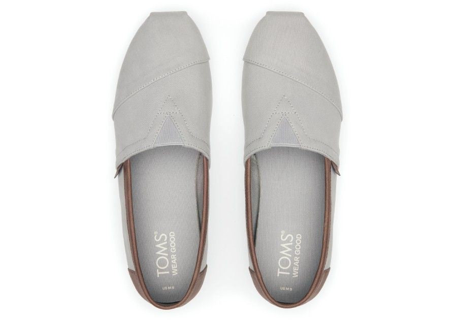 TOMS Ανδρικές Εσπαντρίγιες Alpargata 3.0 Slip-on Ύφασμα/Κανβάς/Συνθετικό Γκρι 10020888-GREY 1799575