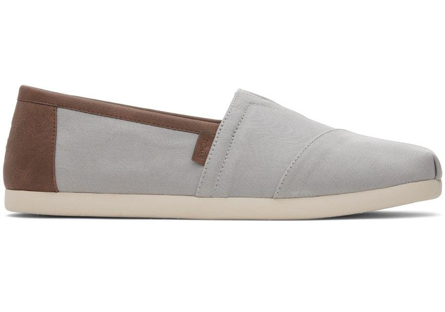 TOMS Ανδρικές Εσπαντρίγιες Alpargata 3.0 Slip-on Ύφασμα/Κανβάς/Συνθετικό Γκρι 10020888-GREY 1799575
