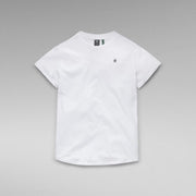 G-STAR  RAW Ανδρικό T-shirt Βαμβάκι Λευκό Relaxed Fit D16396-B353-110/110-white 1800039
