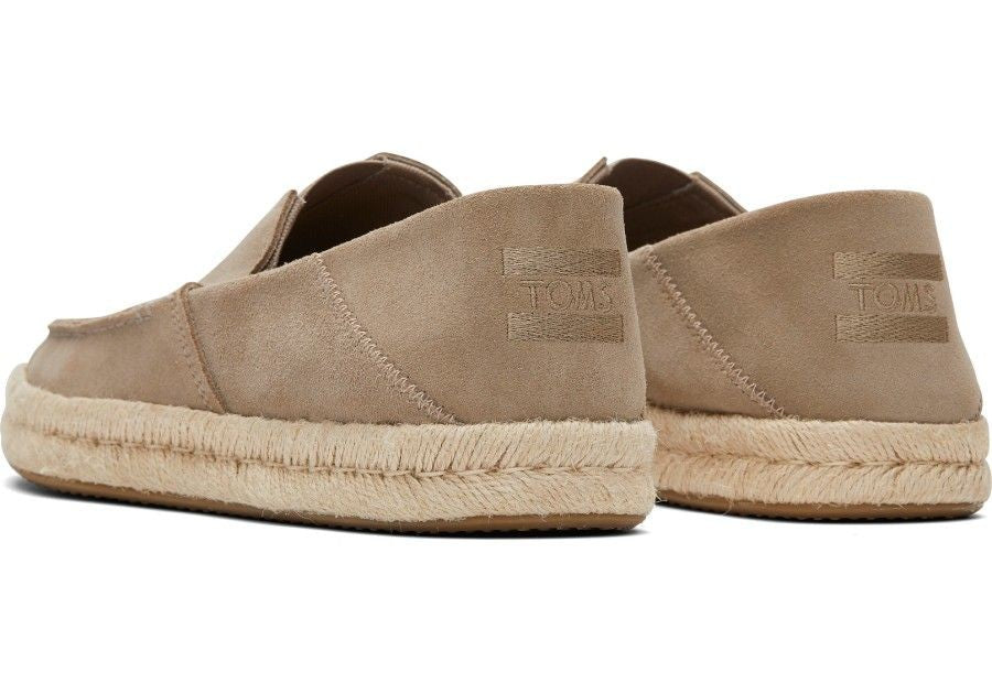 TOMS Ανδρικές Εσπαντρίγιες Dune Suede Alonso Loafer Δέρμα/Σουέτ Μπεζ 10020865/TAUPE 1800410