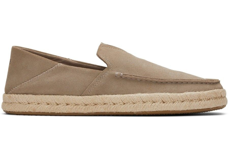 TOMS Ανδρικές Εσπαντρίγιες Dune Suede Alonso Loafer Δέρμα/Σουέτ Μπεζ 10020865/TAUPE 1800410