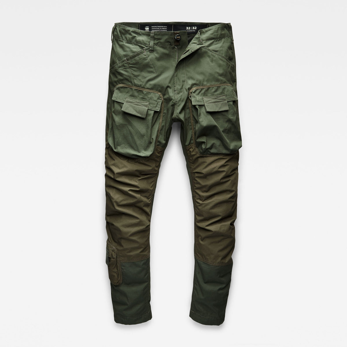 G-STAR RAW Ανδρικό Παντελόνι Cargo 3D Βαμβάκι/Ελαστάνη Χακί Straight Fit D19756-9706-B111/12/Green 1757120