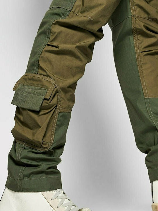 G-STAR RAW Ανδρικό Παντελόνι Cargo 3D Βαμβάκι/Ελαστάνη Χακί Straight Fit D19756-9706-B111/12/Green 1757120