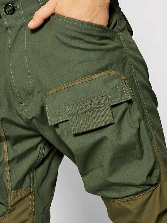 G-STAR RAW Ανδρικό Παντελόνι Cargo 3D Βαμβάκι/Ελαστάνη Χακί Straight Fit D19756-9706-B111/12/Green 1757120