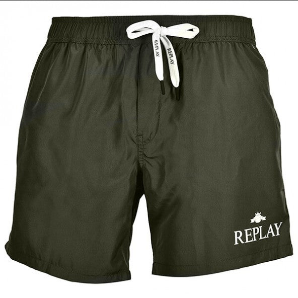 REPLAY Ανδρικό Μαγιό Σορτς  Πολυεστέρας Χακί Regular Fit LM1118.000.82972 934 1777352