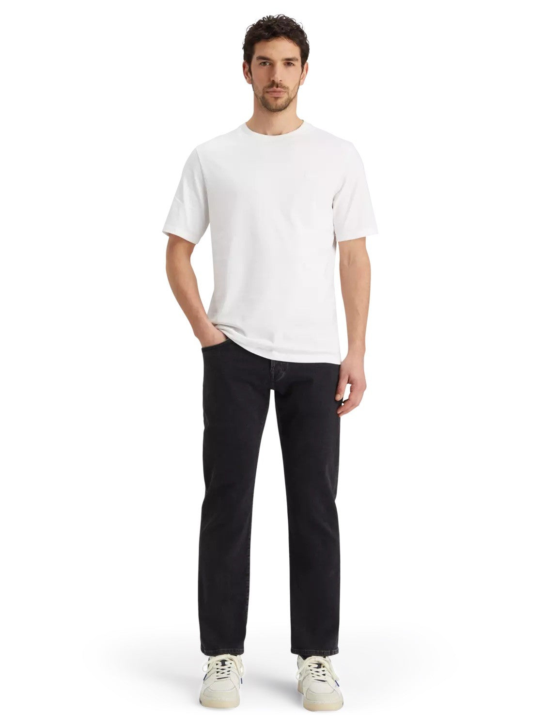 SCOTCH & SODA Ανδρικό T-Shirt Βαμβάκι Λευκό Regular Fit 179191-100 White 1803140