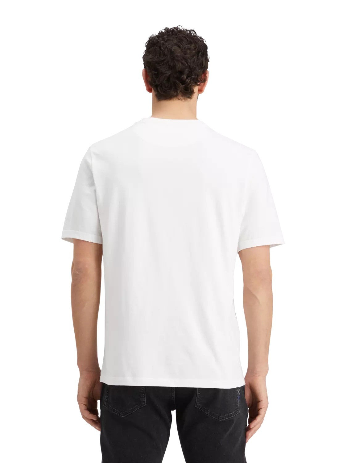 SCOTCH & SODA Ανδρικό T-Shirt Βαμβάκι Λευκό Regular Fit 179191-100 White 1803140