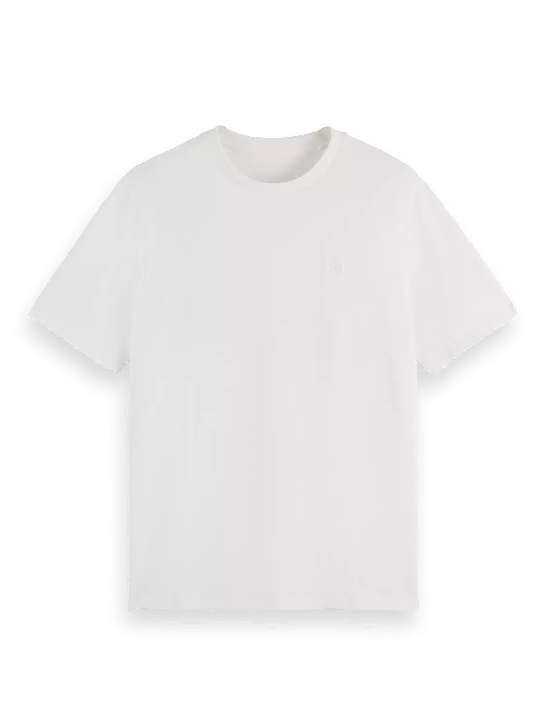 SCOTCH & SODA Ανδρικό T-Shirt Βαμβάκι Λευκό Regular Fit 179191-100 White 1803140