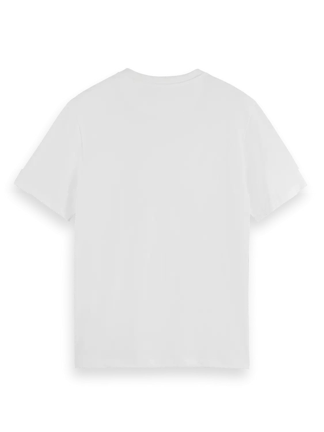 SCOTCH & SODA Ανδρικό T-Shirt Βαμβάκι Λευκό Regular Fit 179191-100 White 1803140