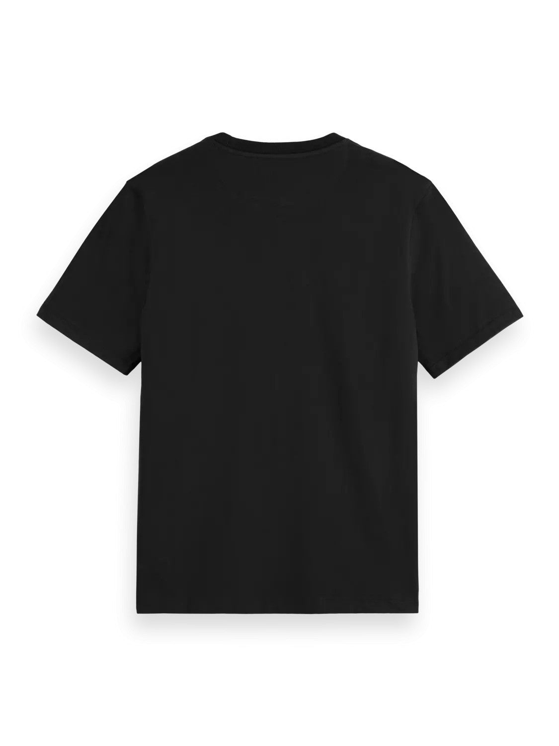 SCOTCH & SODA Ανδρικό T-Shirt Βαμβάκι Μαύρο Regular Fit 179191-0008.Black 18x03140
