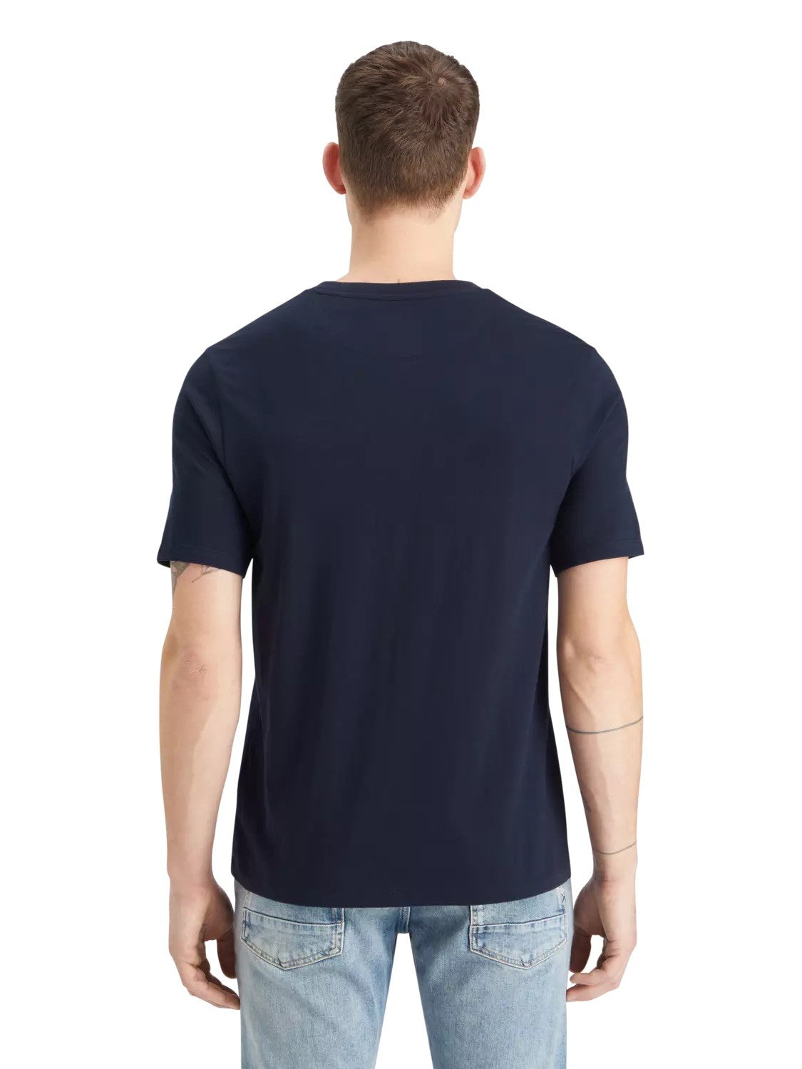 SCOTCH & SODA Ανδρικό T-Shirt Βαμβάκι Μπλέ Regular Fit 179191-0002.Night 1803140