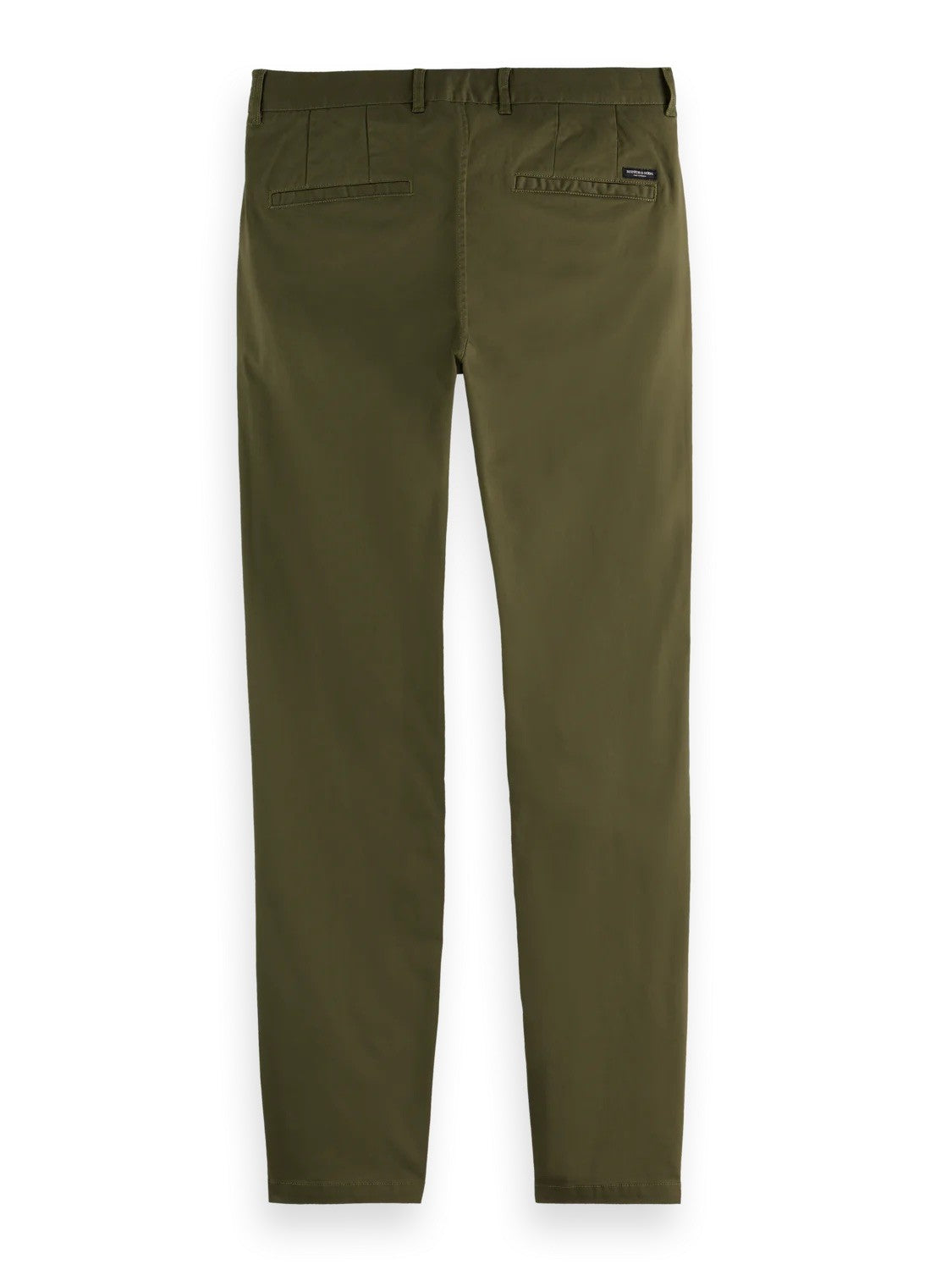 SCOTCH & SODA Ανδρικό Παντελόνι Chino Βαμβάκι/Ελαστάνη Χακί Regular Fit 179177-SC300.0414 1803135