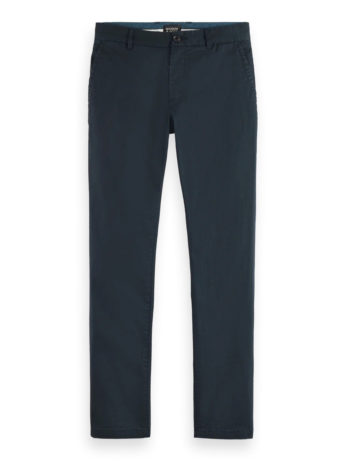 SCOTCH & SODA Ανδρικό Παντελόνι Chino Βαμβάκι/Ελαστάνη Μπλέ Regular Fit 179177-0002.Night 1803135
