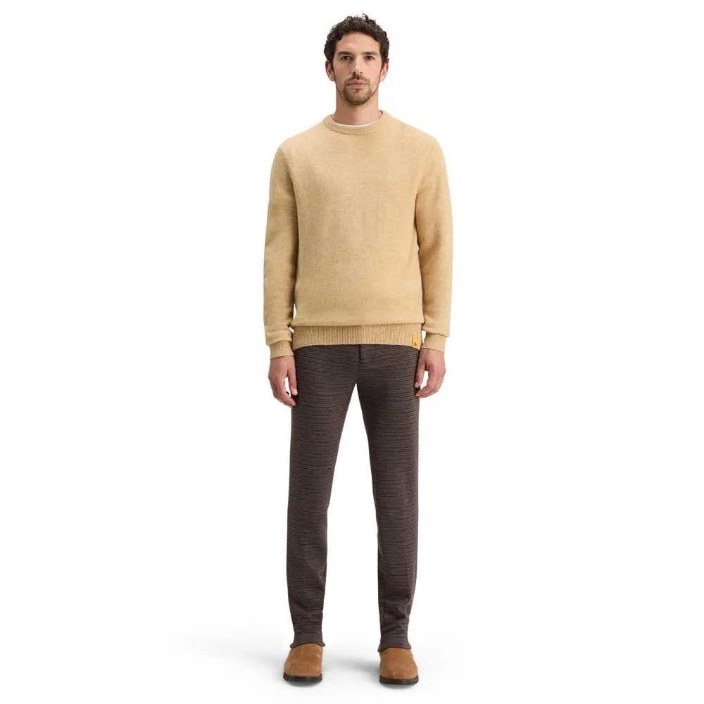 SCOTCH & SODA Ανδρικό Πουλόβερ Ακρυλικό/Νάιλον/Μαλλί/Ελαστάνη Μπέζ Regular Fit 178819-0619.CAMEL 1803132