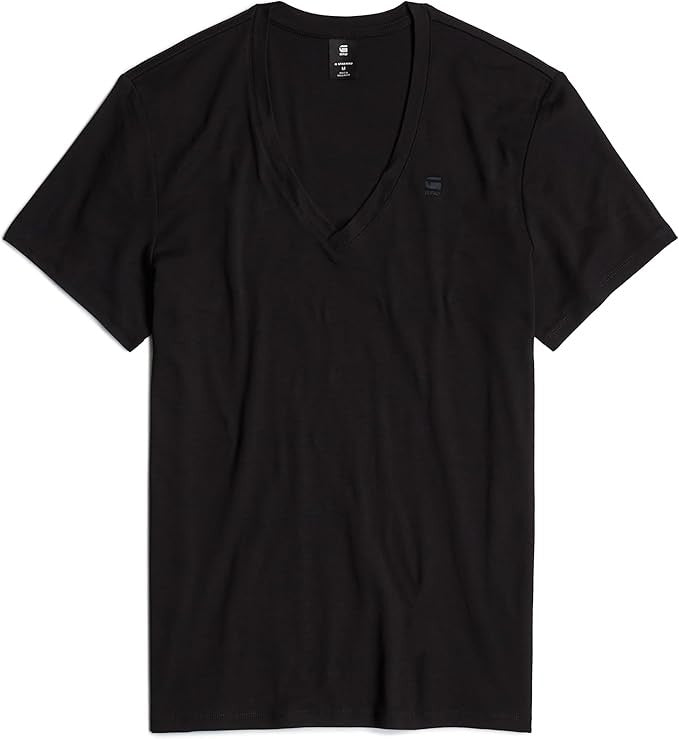 G-STAR RAW Ανδρικό T-shirt Βαμβάκι Μαύρο Regular Fit D25500-124-6484/dk black 1804886