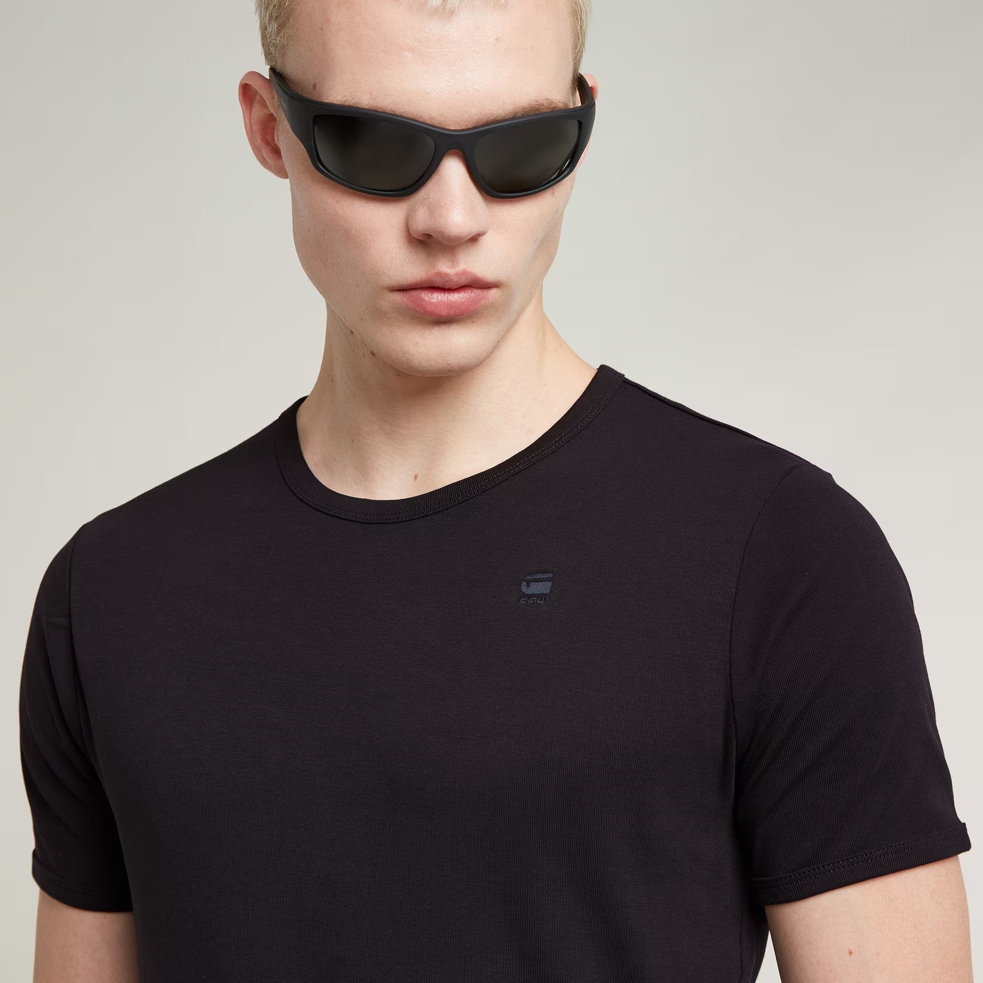 G-STAR RAW Ανδρικό T-shirt Βαμβάκι/Ελαστάνη Μαύρο Slim Fit D07205-124-990/Black 1804862