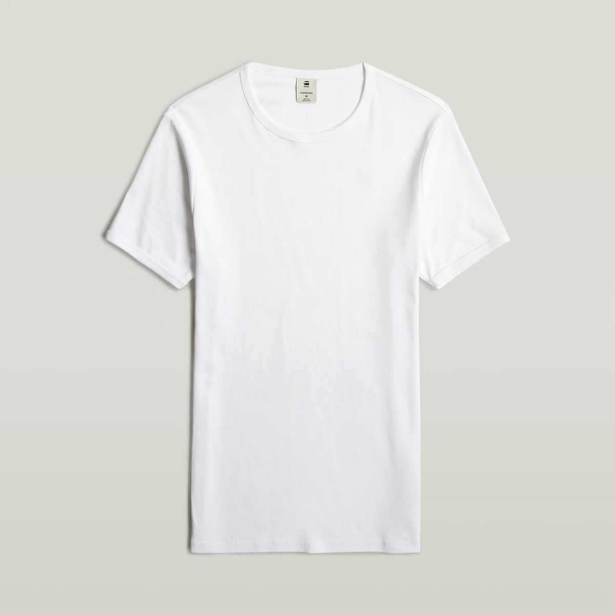 G-STAR RAW Ανδρικό T-shirt Βαμβάκι/Ελαστάνη Λευκό Slim Fit D07205-124-110/White 1804861