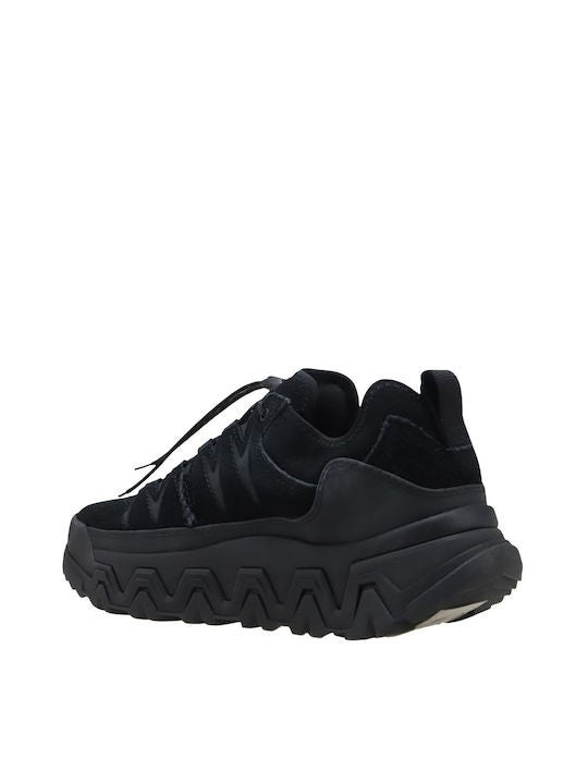 UGG Γυναικεία Sneakers Captrail Low Δέρμα/Καστόρι Μαύρα 1161830-0071 55 1806300