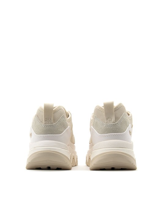 UGG Γυναικεία Sneakers Captrail Low Δέρμα/Καστόρι Μπέζ 1161830-00M6 55 1806300