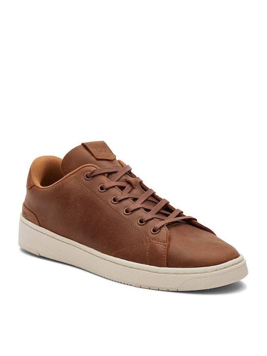 TOMS Ανδρικά Sneakers Carlo Trainers Ύφασμα/Δέρμα Καφέ 10020273-TAN 1802795