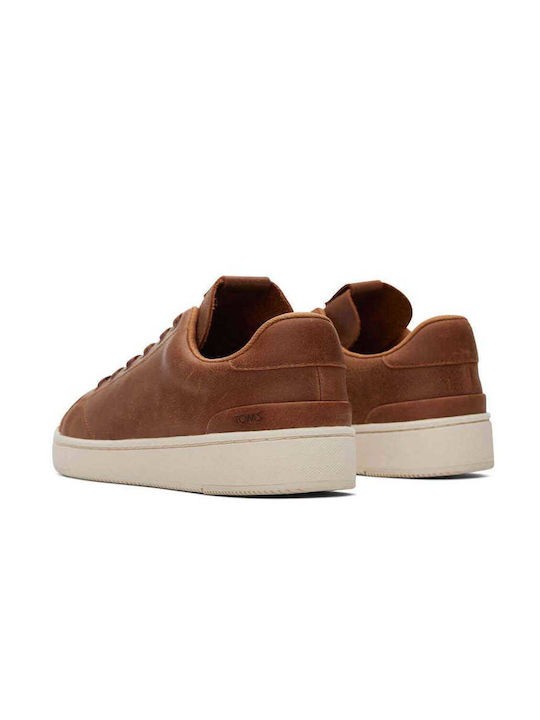 TOMS Ανδρικά Sneakers Carlo Trainers Ύφασμα/Δέρμα Καφέ 10020273-TAN 1802795