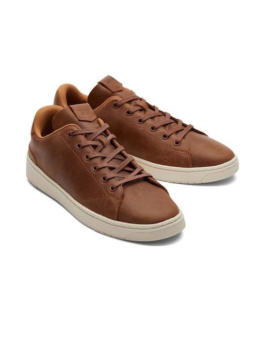 TOMS Ανδρικά Sneakers Carlo Trainers Ύφασμα/Δέρμα Καφέ 10020273-TAN 1802795