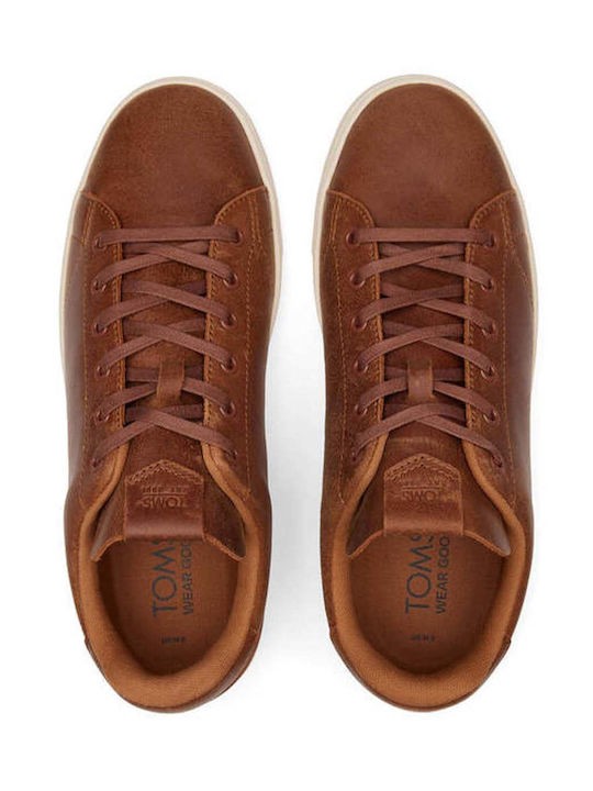 TOMS Ανδρικά Sneakers Carlo Trainers Ύφασμα/Δέρμα Καφέ 10020273-TAN 1802795