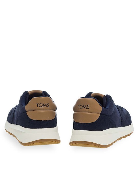 TOMS Ανδρικά Sneakers Δέρμα/Ύφασμα Navy Μπλέ 10021374-NAVY 1802797