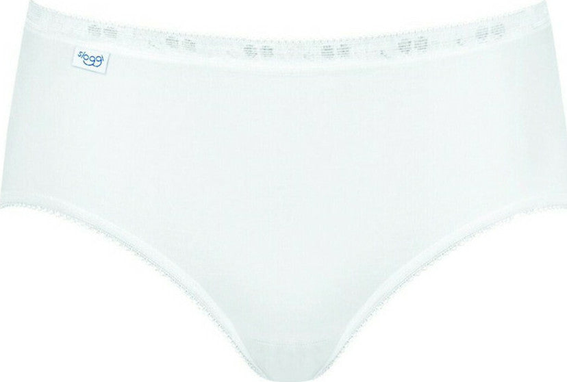 SLOGGI Γυναικείο Slip Basic Midi Βαμβάκι Λευκό 10005038/0003 1781323