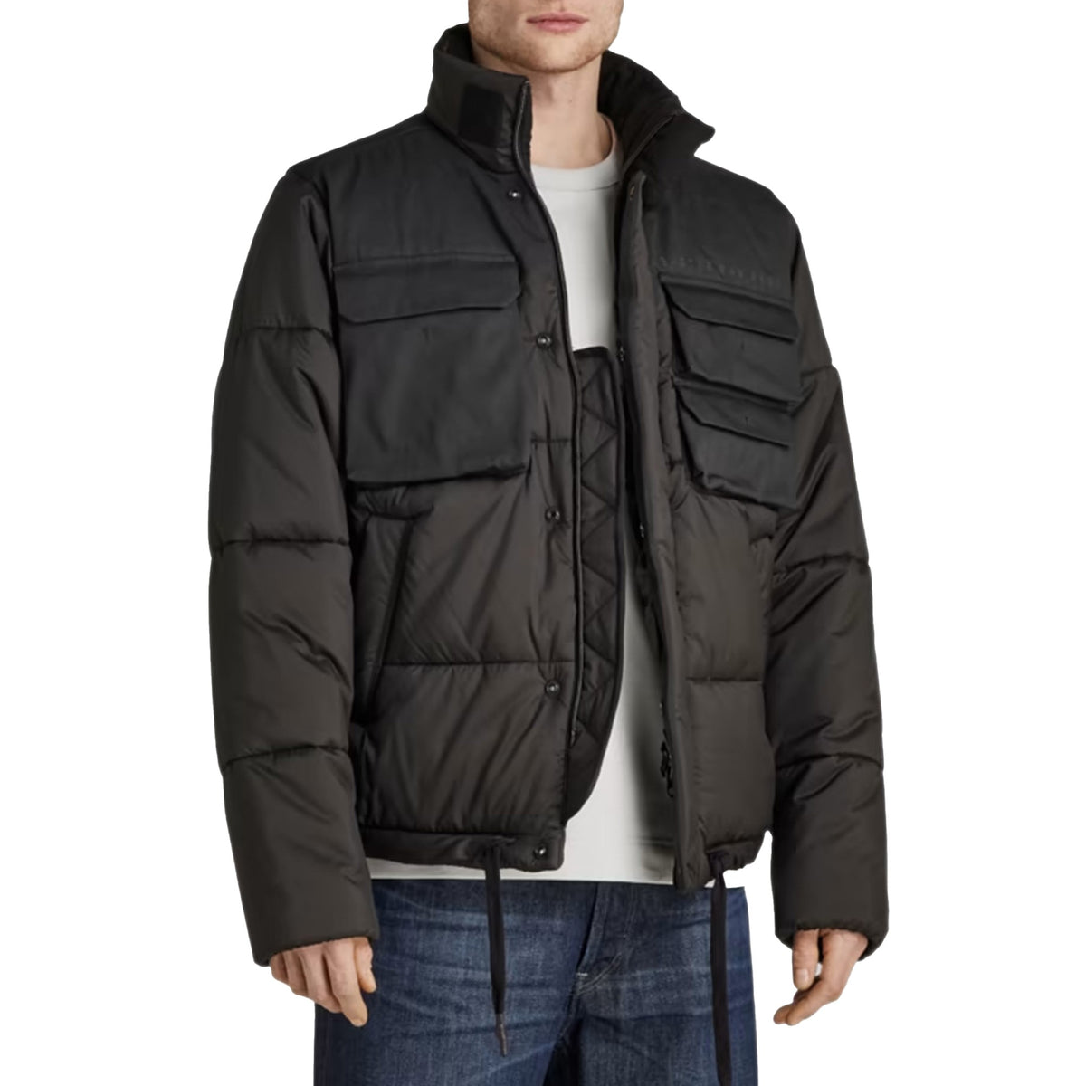 G-STAR RAW Ανδρικό Μπουφάν Πολυεστέρας Μαύρο Regular Fit D21937-D199-6484/dk black 1807387
