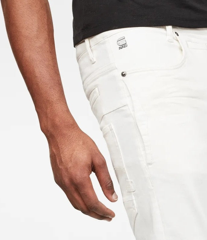 G-STAR RAW Ανδρικό Παντελόνι Τζιν Βαμβάκι/Ελαστάνη Λευκό Slim Fit D05385-C267-110/white 1807299