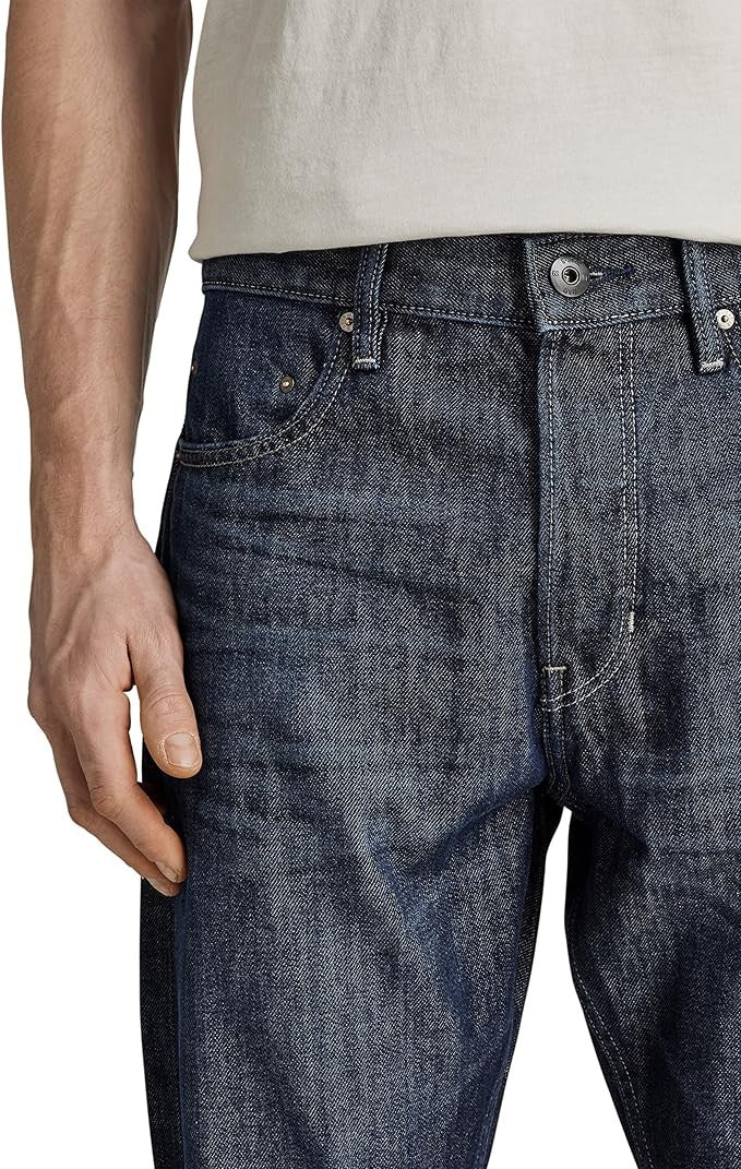 G-STAR RAW Ανδρικό Παντελόνι Τζίν Βαμβάκι Μπλέ Straight Fit D19161-B988-D350-worn in pacific 1807315