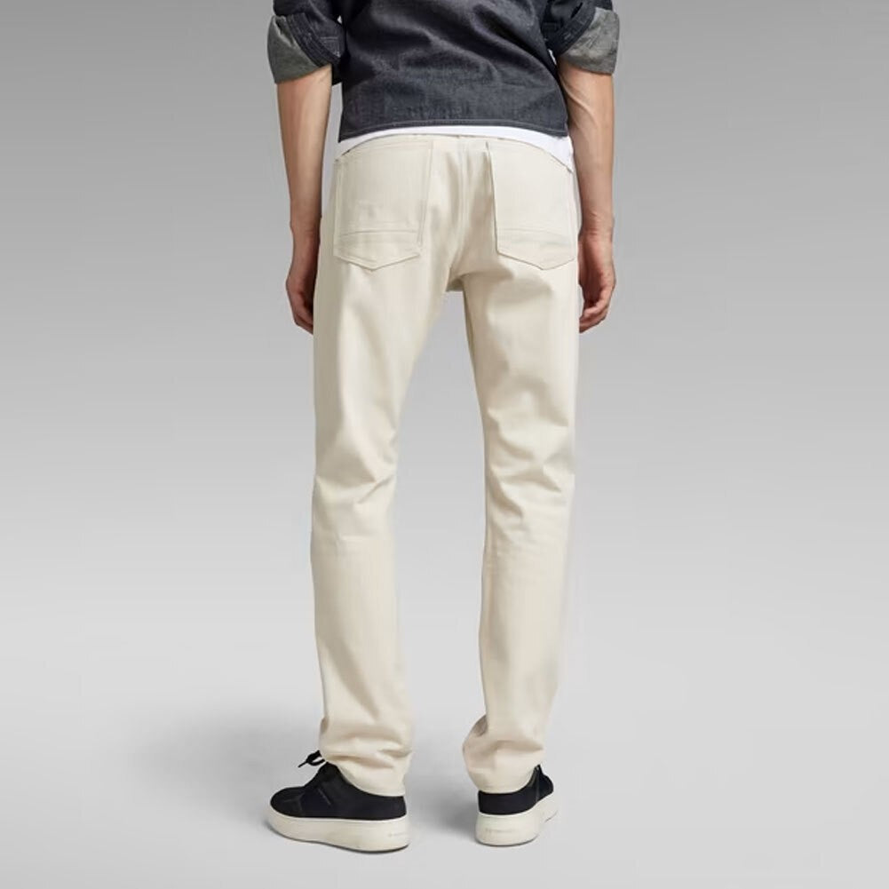 G-STAR RAW Ανδρικό Παντελόνι Τζίν Βαμβάκι Εκρού Straight Fit D19161-D300-159-ecru 1807318