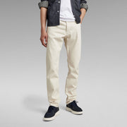 G-STAR RAW Ανδρικό Παντελόνι Τζίν Βαμβάκι Εκρού Straight Fit D19161-D300-159-ecru 1807318