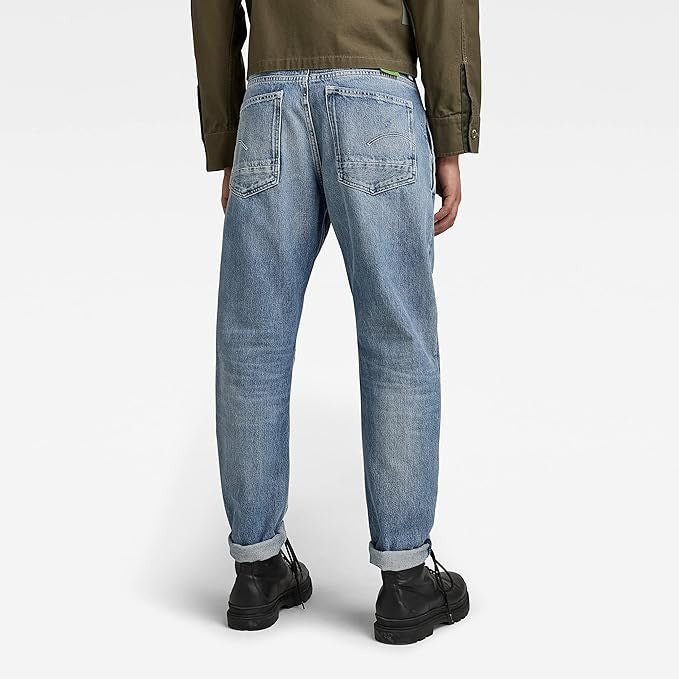 G-STAR RAW Ανδρικό Παντελόνι Τζίν Βαμβάκι/Ελαστάνη Μπλέ Tapered Fit D20005-C967-C948-sun faded air force blue destroyed 1807326