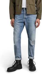 G-STAR RAW Ανδρικό Παντελόνι Τζίν Βαμβάκι/Ελαστάνη Μπλέ Tapered Fit D20005-C967-C948-sun faded air force blue destroyed 1807326