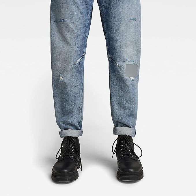 G-STAR RAW Ανδρικό Παντελόνι Τζίν Βαμβάκι/Ελαστάνη Μπλέ Tapered Fit D20005-C967-C948-sun faded air force blue destroyed 1807326