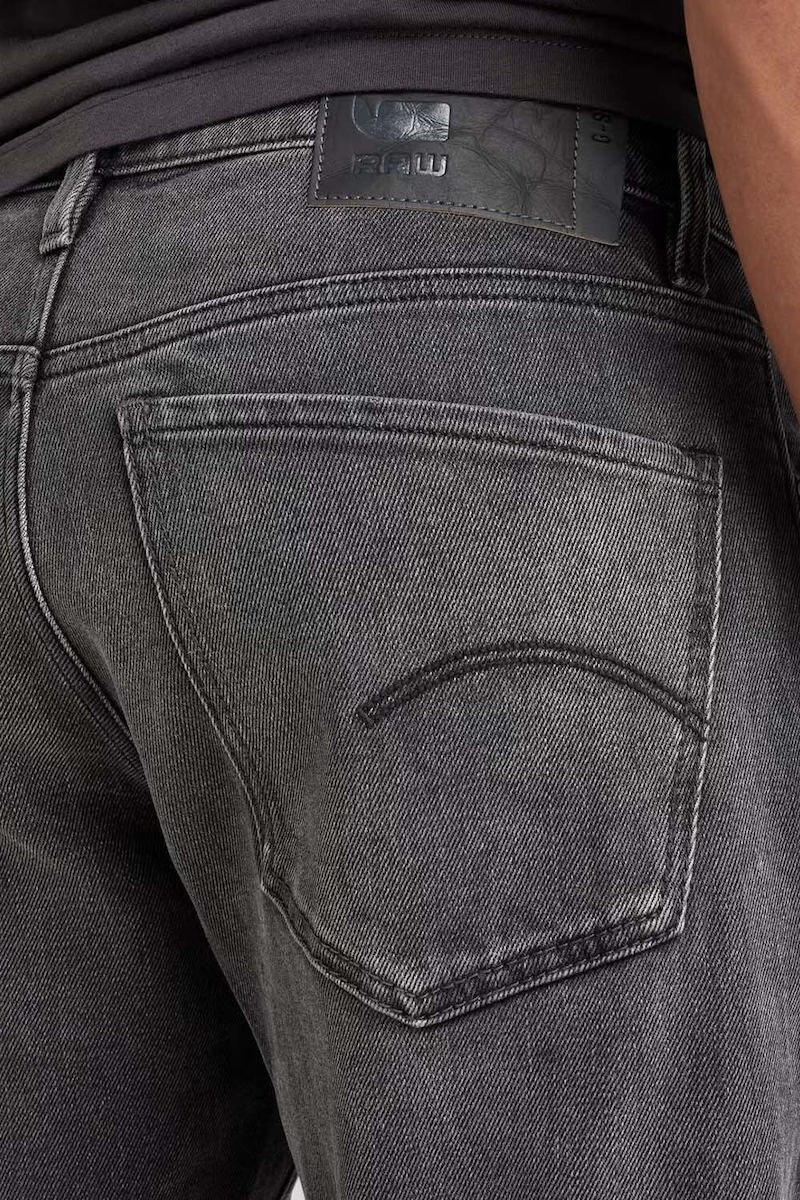 G-STAR RAW Ανδρικό Παντελόνι Τζίν Βαμβάκι/Ελαστάνη Μαύρο Straight Fit D23692-B479-G108 1807434