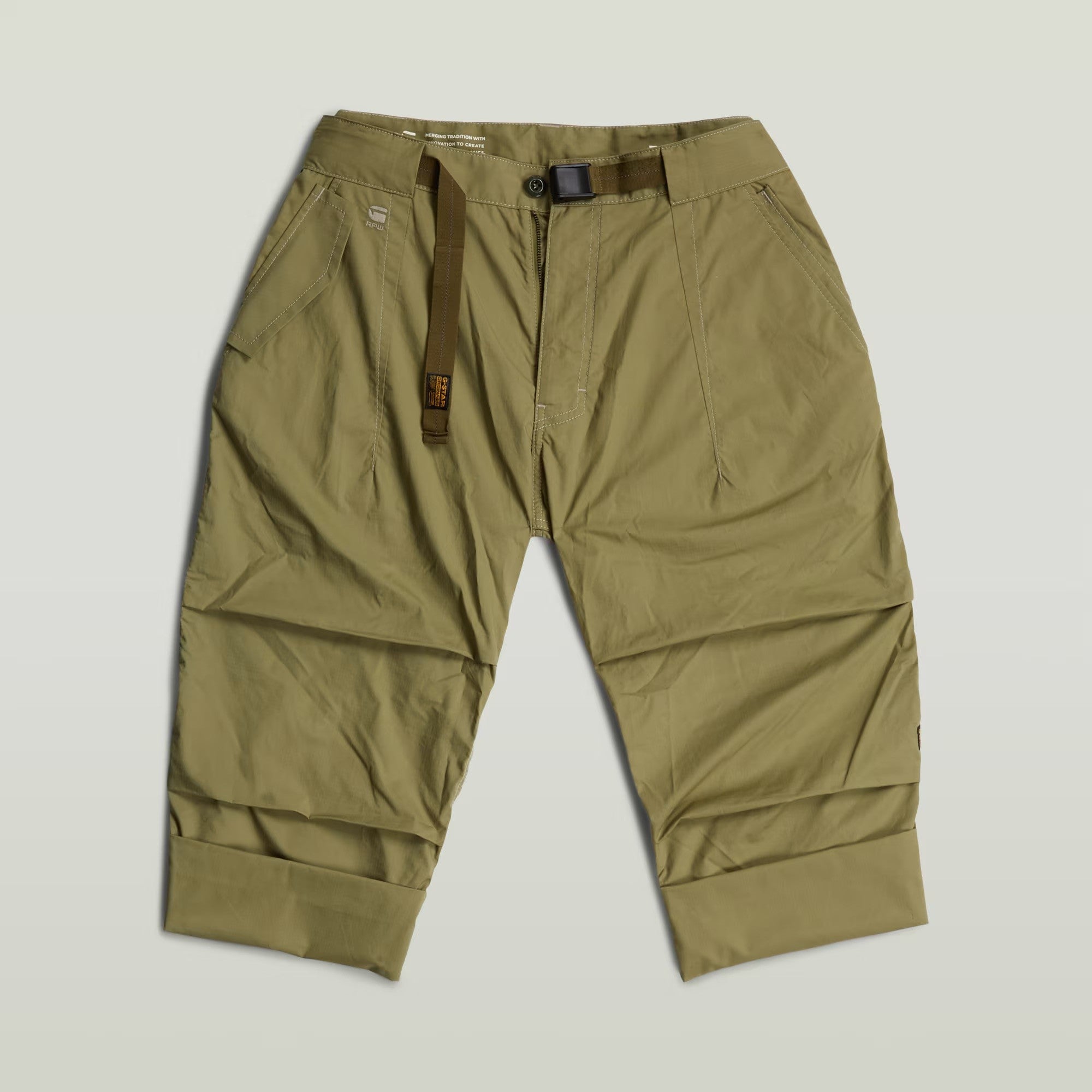 G-STAR RAW Ανδρικό Παντελόνι Baloon Βαμβάκι Λαδί Loose Fit D24314-D308-B212 1807436