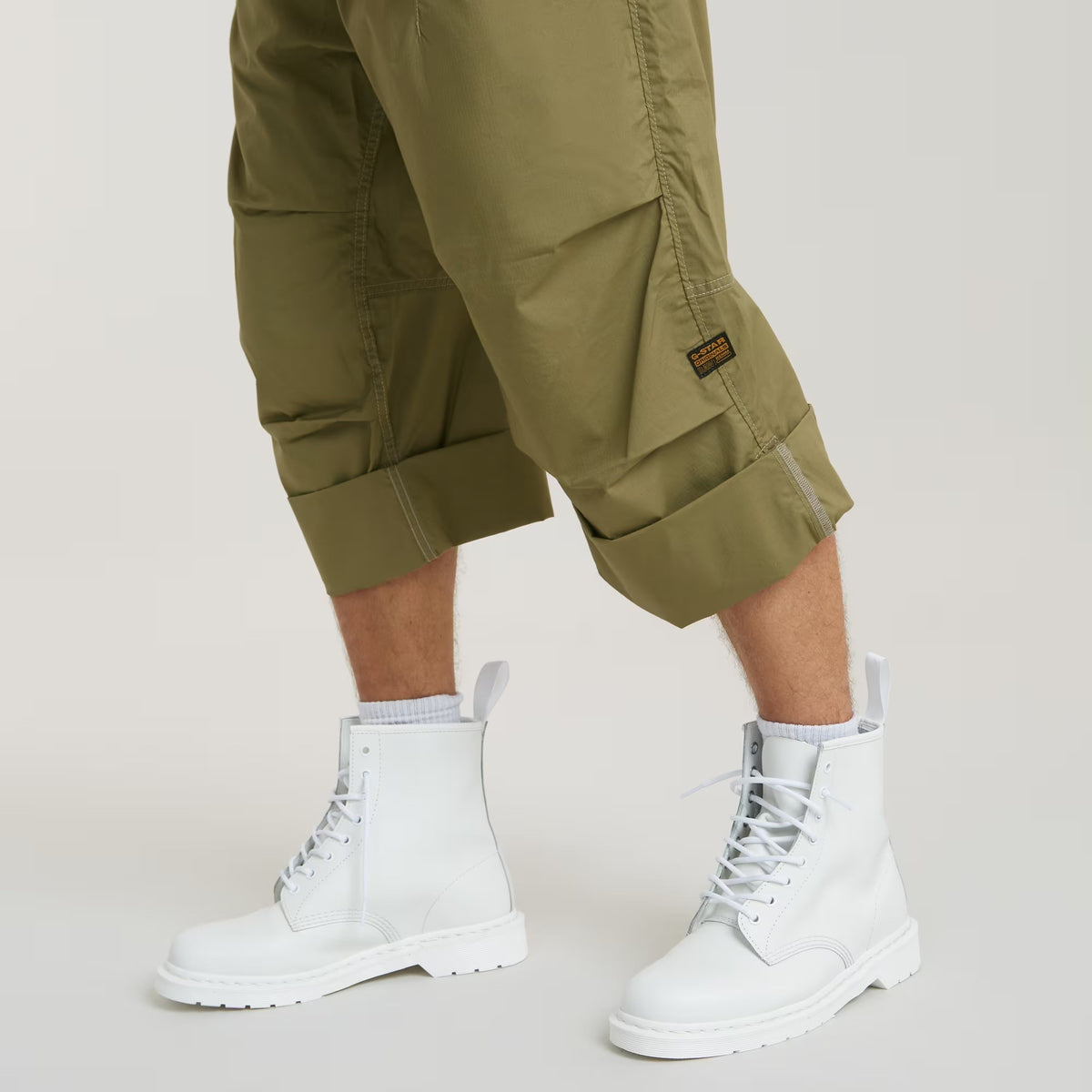 G-STAR RAW Ανδρικό Παντελόνι Baloon Βαμβάκι Λαδί Loose Fit D24314-D308-B212 1807436