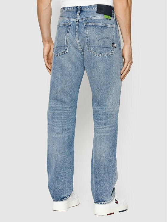 G-STAR RAW Ανδρικό Παντελόνι Τζίν Βαμβάκι/Ελαστάνη Μπλέ Straight Fit D20960-C967-C947-sun faded air force blue 1807343