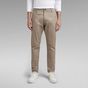 G-STAR RAW Ανδρικό Παντελόνι Chino Βαμβάκι/Ελαστάνη Μπέζ Slim Fit D21038-C072-B416-dk lever 1807348