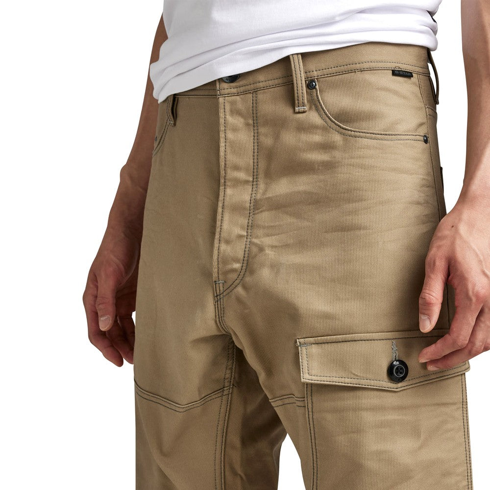 G-STAR RAW Ανδρικό Παντελόνι Cargo Βαμβάκι/Ελαστάνη Μπέζ Relaxed Fit D21483-D190-4244-berge 1807369