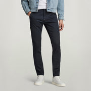 G-STAR RAW Ανδρικό Παντελόνι Chino Βαμβάκι/Ελαστάνη Μπλέ Skinny Fit D21974-C105-C742-salute 1807369