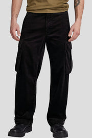 G-STAR RAW Ανδρικό Παντελόνι Cargo Βαμβάκι Μαύρο Straight Fit  D23634-D405-6484-dk black 1807431